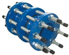 AVK СОЕДИНИТЕЛЬ ДЕМОНТИРУЕМЫЙ С ПРОМЕЖУТОЧНЫМ ФЛАНЦЕМ И СТЯЖКАМИ Тип: 265/50-001