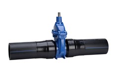 AVK ЗАДВИЖКА КЛИНОВАЯ С ПАТРУБКАМИ ИЗ ПЭ-100, PN 16