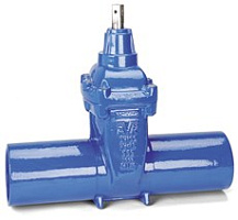 AVK ЗАДВИЖКА С ДЛИННЫМИ ПАТРУБКАМИ, PN 16